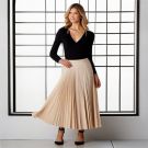 Pleated Midi Skirt - Premium