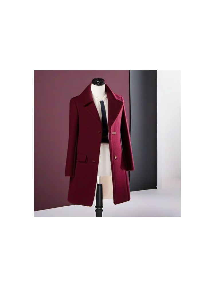 Wool-Blend Overcoat
