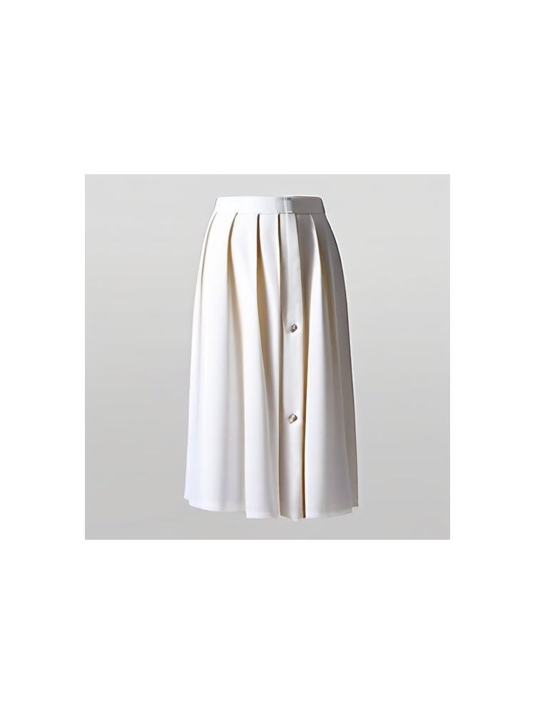 Pleated Midi Skirt - Deluxe