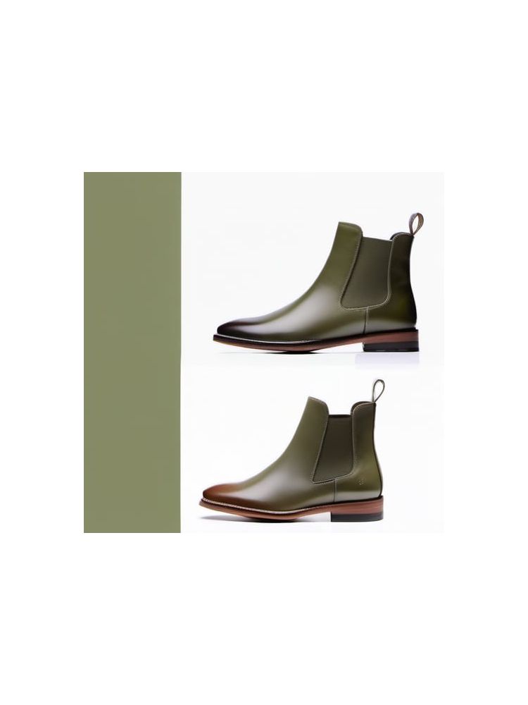 Leather Ankle Boots - Premium