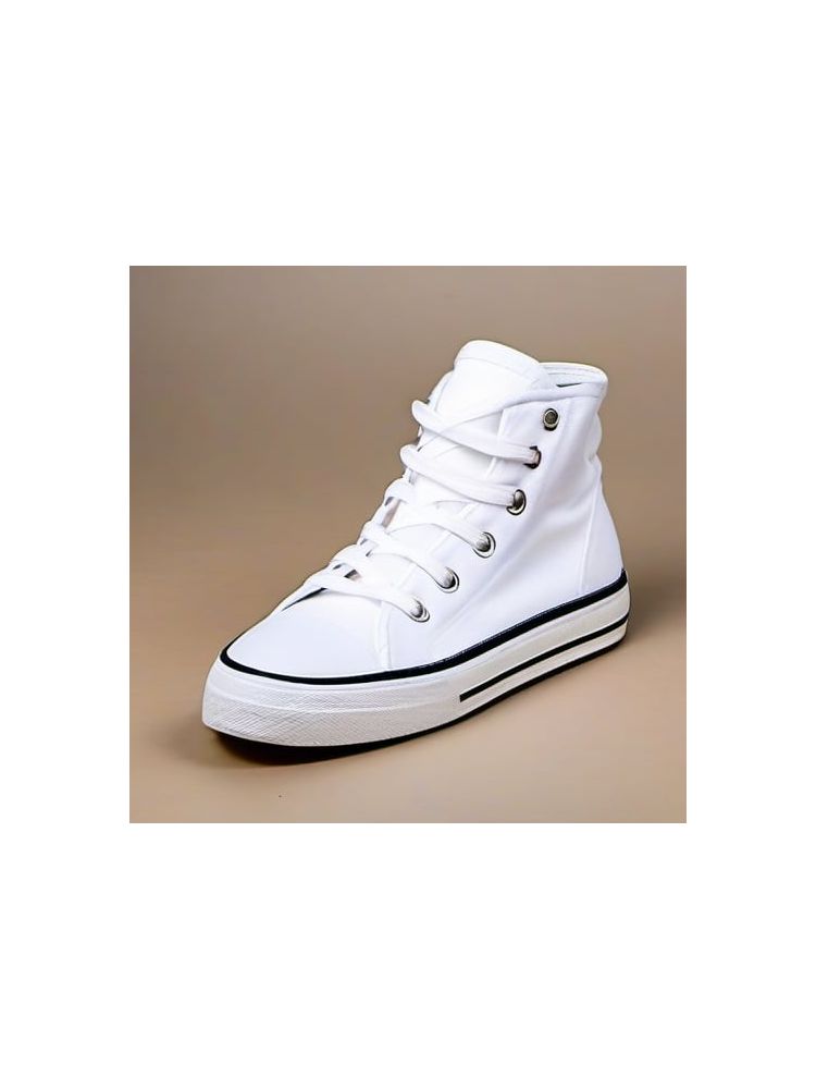 Canvas High-Top Sneakers - Essential
