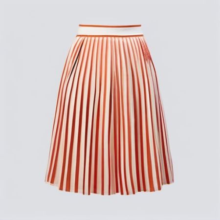 Pleated Midi Skirt
